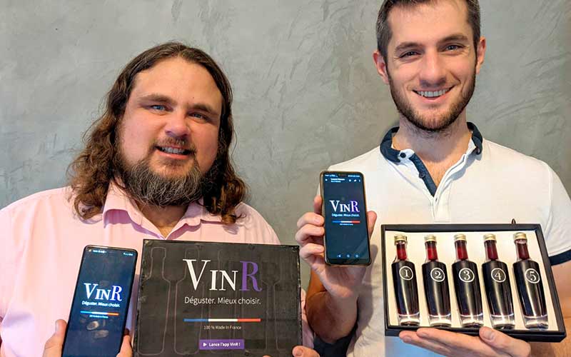 Les lauréats de la French Tech 2022 et leur app VinR pour les amateurs de vins