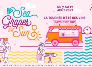 « Sea, Grapes & Sun », La tournée d’été des Vins Pays d’Oc IGP La tournée d'été des vins de Pays d'Oc IGP : Sea, Grapes and Sun