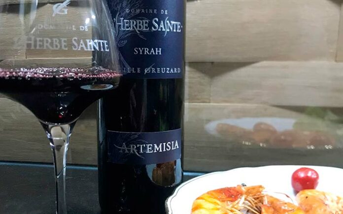 Découvrez la syrah avec la cuvée Artemisia du domaine Herbe Sainte en IGP Pays d'Oc