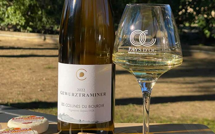 Découvrez le gewuztraminer avec les Collines du Bourdic en IGP Pays d'Oc