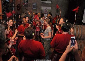 Dimanche 21 avril à Montpeyroux, Toutes caves ouvertes fait son retour Les grapillettes fêtent Toutes caves ouvertes à Montpeyroux dans la Vallée de l'Hérault