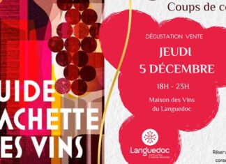 Soirée exceptionnelle à la maison des vins du Languedoc : les «Coups de Cœur» du Guide Hachette 2025 Soirée Coups de Cœur du Guide Hachette au Mas de Saporta